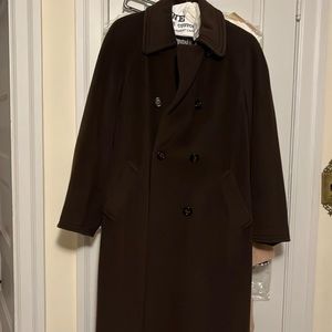 Made in Italy. Beautiful Chocolate oversized brown long coat.